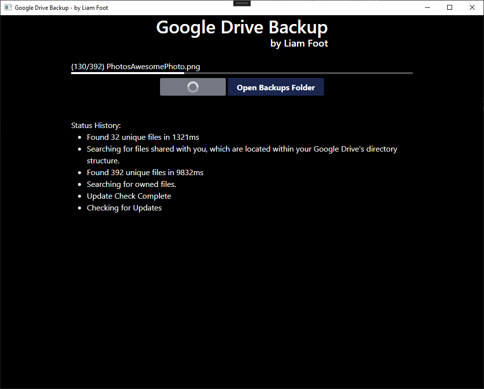 google drive backup settings